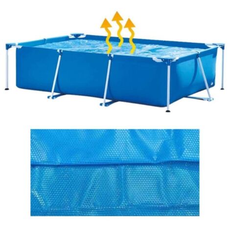 SJLERST Isolierende rechteckige Poolabdeckung 300x200cm