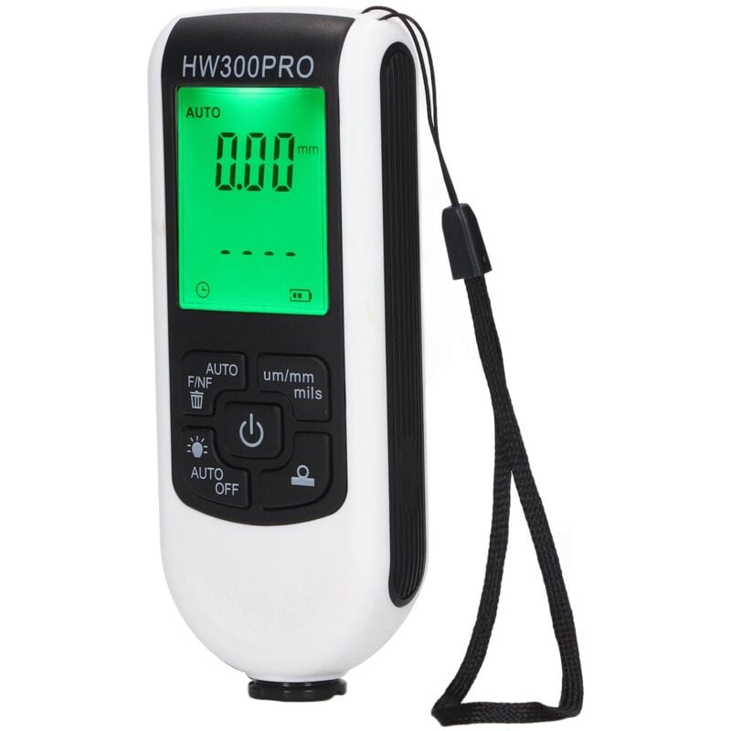 SJLERST Jauge D'épaisseur de Revêtement Numérique, pour Metal and Non-Conductive Coating, Measurement Range 0 to 2000Um