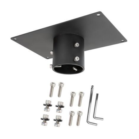 SJLERST Kit d'adaptateur de tuyau plat pour Internet Satellite, Support de montage sur poteau et toit en acier inoxydable