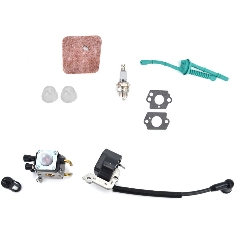 Sjlerst - Kit de bobine d'allumage de carburateur pour Stihl FS55 FS38 FS55R KM55 FS45 FS46, pièces de tondeuse
