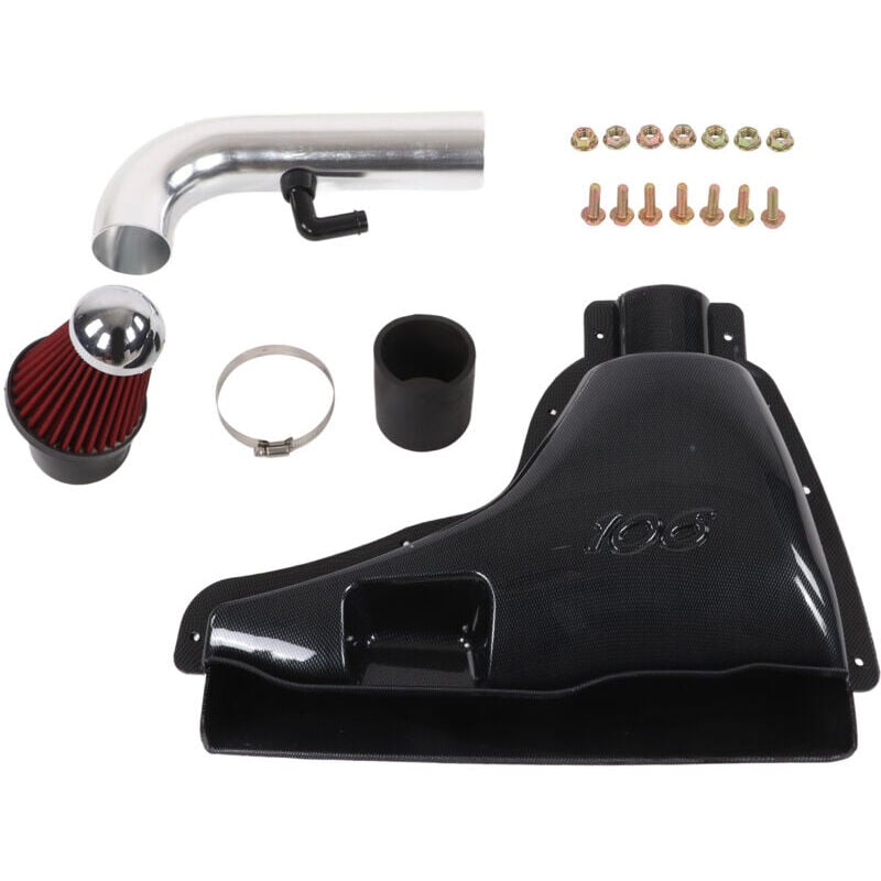 SNQ - Kit de filtre de boîte d'admission d'air de remplacement de Style Fiber de carbone pour Peugeot 106 1997-1999 S16 1,6l 16V