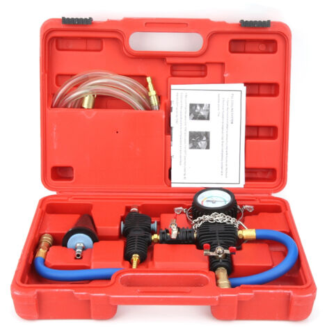 SJLERST Kit de Système de Refroidissement, Purge Sous Vide avec Tuyau Flexible pour Voitures, SUV, Camionnettes