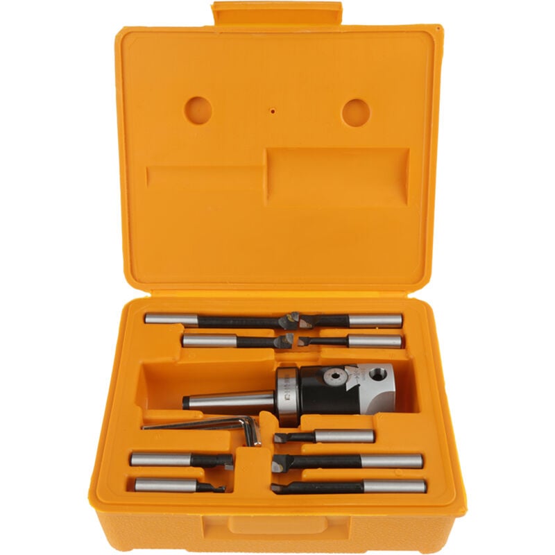 Sjlerst - Kit De Tête Ennuyeuse MT2 -M10, Pour Aléser, Aléser un Cercle Extérieur une Face d'Extrémité Ennuyeuse