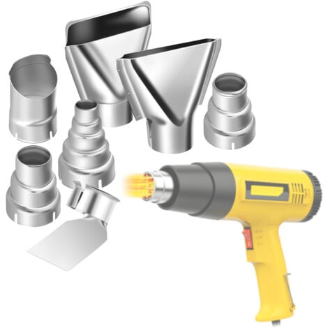 SJLERST Kit pistola ad aria calda elettrica 7 ugelli per accessorio strumento di riparazione stazione di saldatura ad aria calda 35-40mm