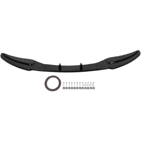 SJLERST Lame de Pare-choc Avant de Voiture, 3 Pièces, Becquet de Séparation pour Série 1 E81 E82 E87 E88 LCI édition Standard 2008 – 2011 (noir brillant)