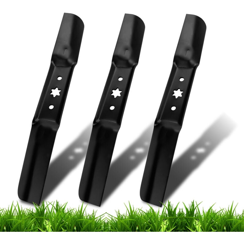 Lame de tondeuse en acier inoxydable de 18 4/7'', compatible avec mtd cub cadet troy-bilt 742-05056, 742-05056A, 942-05056, 942-05056A - Sjlerst