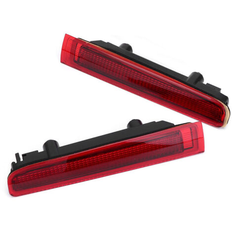 SJLERST LED-Bremsleuchte, 2er-Pack, dritte Positionsbremsleuchte mit roter Linse, Bremsleuchteneinheit für VW T5 Transporter, Caravelle, Multivan MK V (2003–2015)