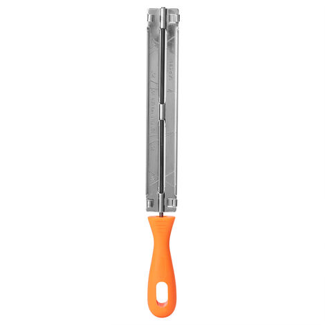 SJLERST Limes d'afftage de trononneuse mécanique de 4 mm avec outil de scie à chane pour le travail du bois avec poignée en plastique