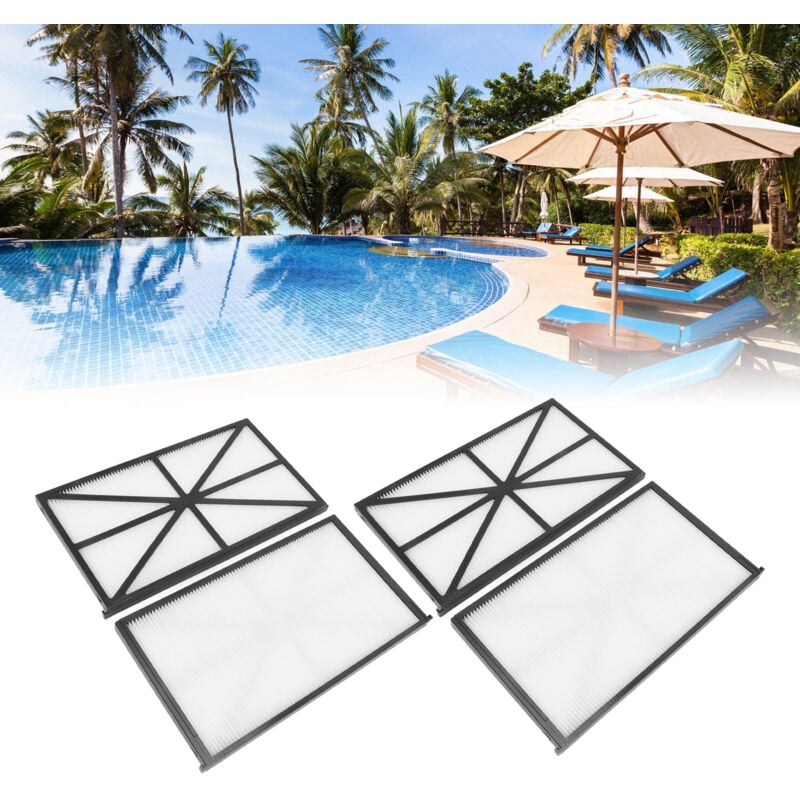 Lot de 4 filtres RCX70101 pour robot piscine Tiger Shark - Sjlerst