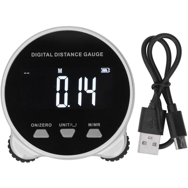 Sjlerst - Mètre à ruban électronique avec écran lcd numérique de type c - Rechargeable - 199.999m Outil de mesure multifonction
