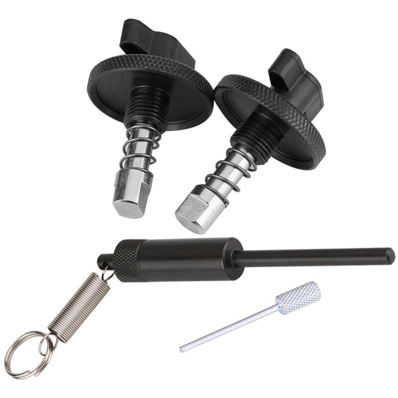 SNQ - Outil Calage 1.3l hdi Kit Pige Chaîne, Kit d'Outil de Verrouillage de Synchronisation, 4Pcs Outil d'arbre à Cames avec Étui de Rangement pour