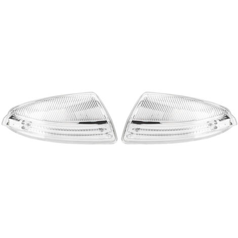 SJLERST Paire rétroviseur de porte LED clignotant lampe A2048200721 ​​adapté pour Mercedes Benz classe C W204 08-10