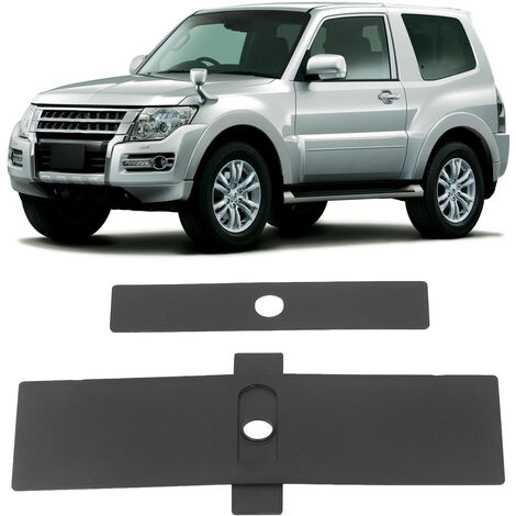 SJLERST Panneau de Changement de Voiture Cache-poussière 2 Pièces Panneau de Levier de Changement de Vitesse Bande de Garniture 8015A066 Remplacement pour Pajero V93 V80 V87 V97 Autres pièce de rechan