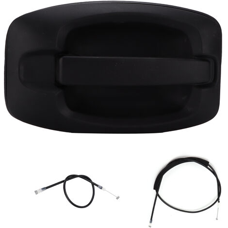 SJLERST Poignée de porte coulissante, Câbles, Poignée de Porte Coulissante avec Câble et Faisceau de Câbles de Poignée de Porte Coulissante Noir ABS735426421 Compatible Jumper III 2006-2014