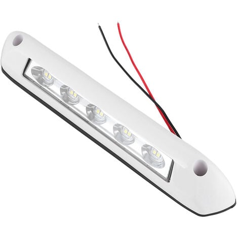 12V LED Blanc Éclairage Voiture Extérieur Lampe CampingCar Caravane Bateau  800lm