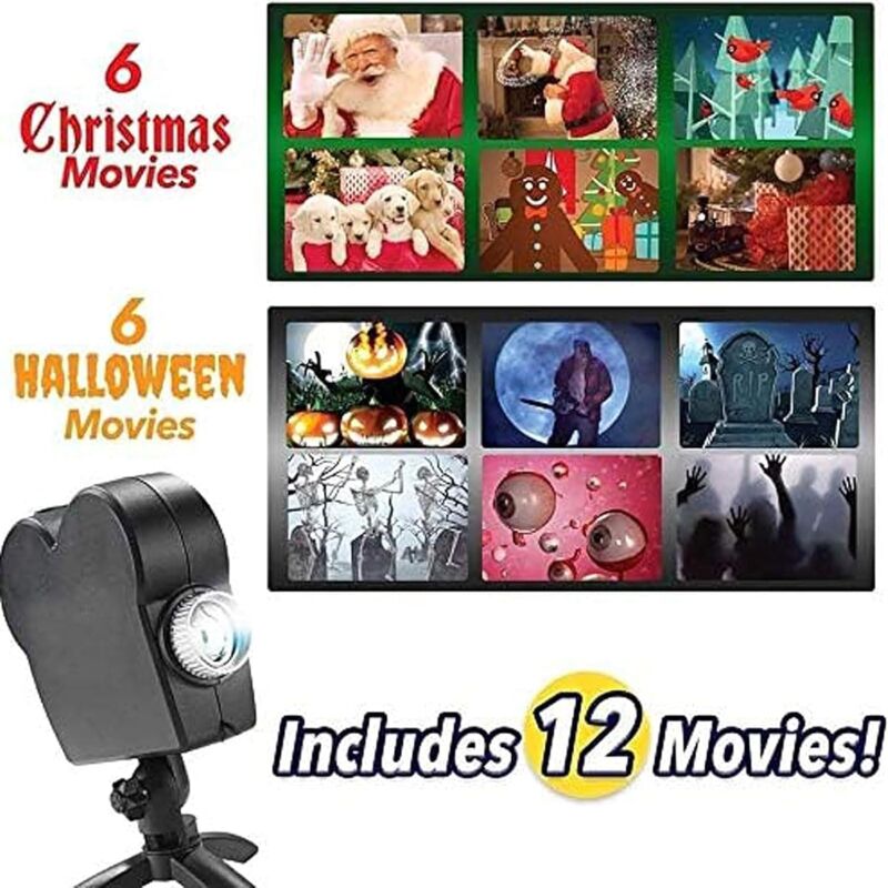 Projecteur de fenêtre de projecteur holographique Led Lampe de projection holographique, 12 festivals de film