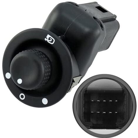 SJLERST Pulsante interruttore di controllo specchietto retrovisore elettrico 8200676529 Sostituzione per Clio MK4 2012‑