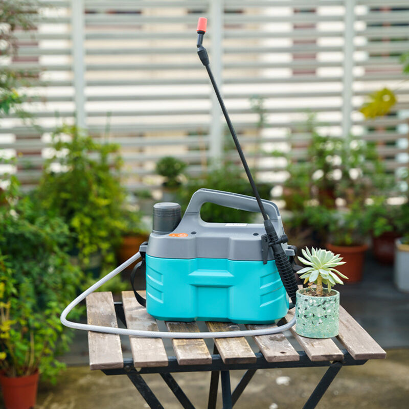 SNQ - Pulvérisateur électrique de 5L monté sur l'épaule, pulvérisateur de pesticides pour le jardinage, petit pistolet pulvérisateur d'eau Batterie