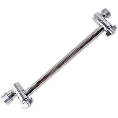 SJLERST Raccord en laiton massif Support de bras de douche extensible dentelé réglable de 11 pouces 42003 Spécifications du raccord G1/2