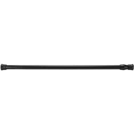 SJLERST Rail de rideau de fenêtre, tige de Tension à ressort télescopique pour cuisine, salle de bains, armoire, ustensiles 55-90cm