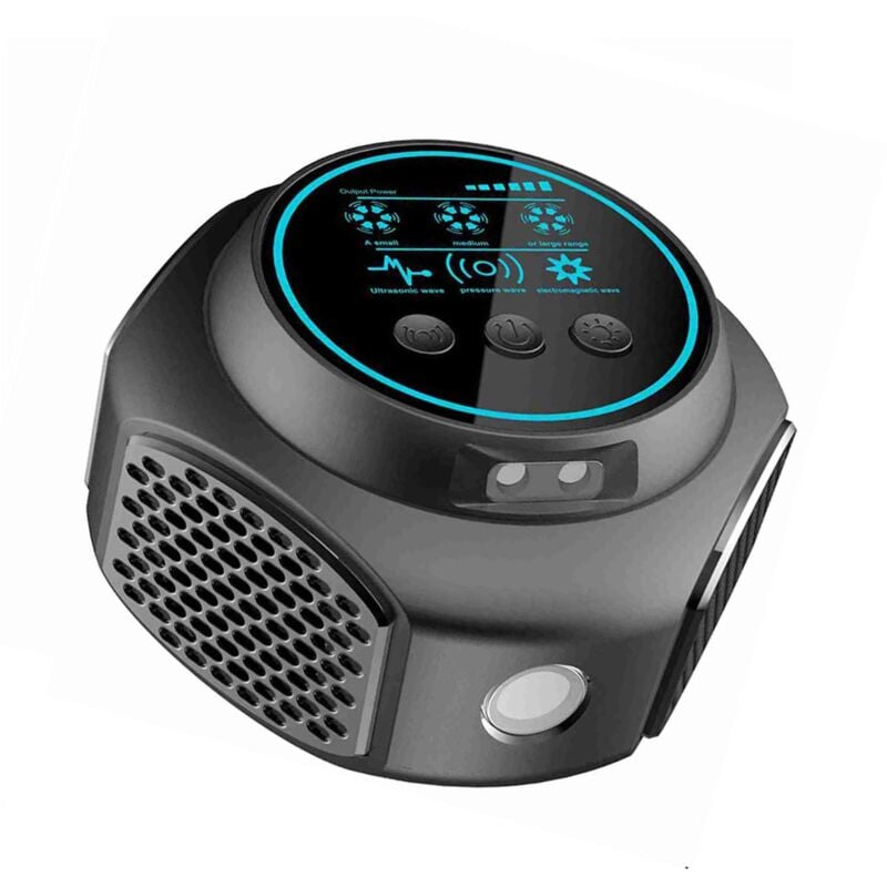 Sjlerst - Répulsif à ultrasons pour rongeurs, 4 en 1, répulsif électronique à 360 degrés pour rats, pièges à souris sans cruauté, repousse