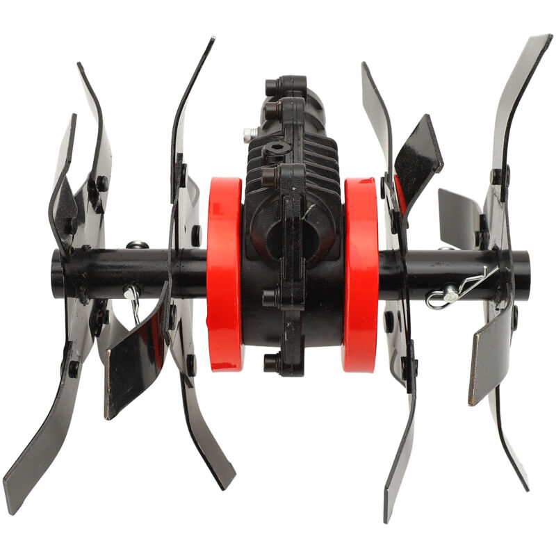 Roue à Outils de Cultivateur Rotatif, Accessoire Universel de Tondeuse à Gazon en Alliage, Roue de Désherbage à 9 Dents, Pièces de Désherbage, Roue