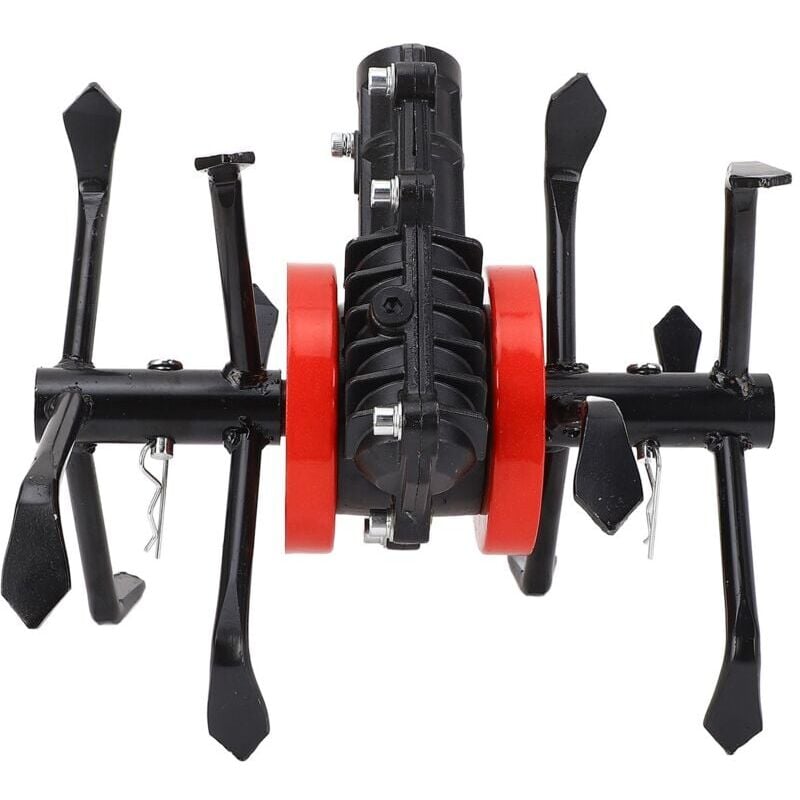 Roue d'herbe de Débroussailleuse, Tête D'ameublissement du Sol avec Accessoire de Tondeuse à Gazon Universel à 6 Griffes pour Cultivateur de