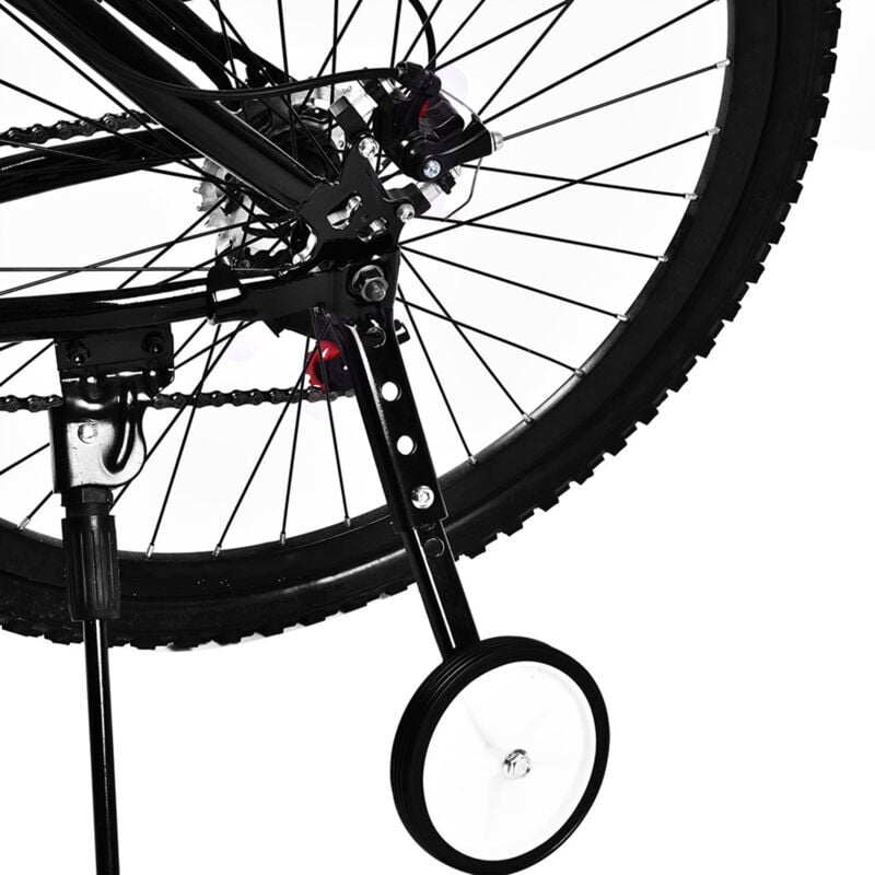 SNQ - Roues latérales d'entraînement de Bicyclette à Hauteur réglable, Roues d'entraînement de vélo pour enfants pour roues de 16 à 22 pouces