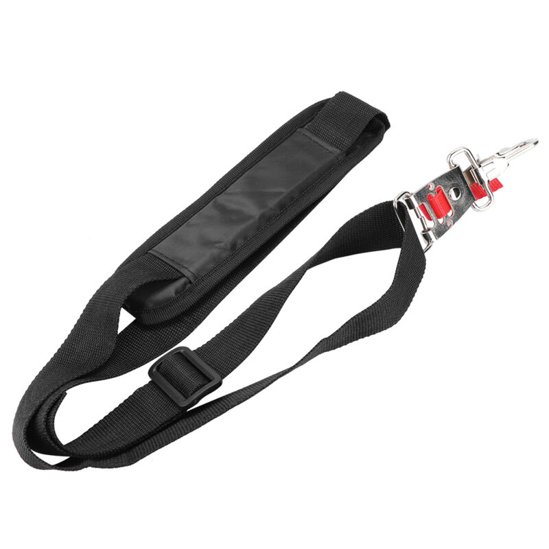 Sangle Simple débroussailleuse, Bandoulière Réglable en Nylon Coussinet à Protection pour Débroussailleuse à Jardin Tondeuse à Gazon (Noir) - Sjlerst