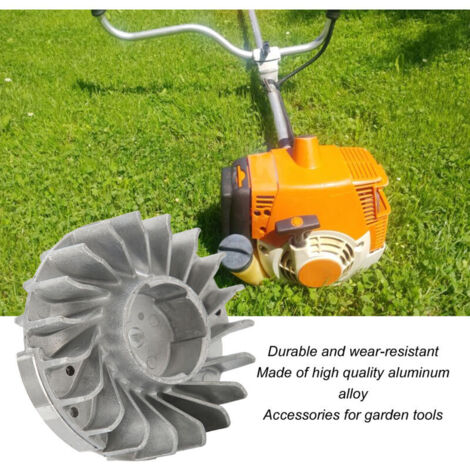 SJLERST Schwungrad aus Aluminiumlegierung für Kettensägen, Gartengerät für STIHL FS120, FS200, FS250 Kettensägen