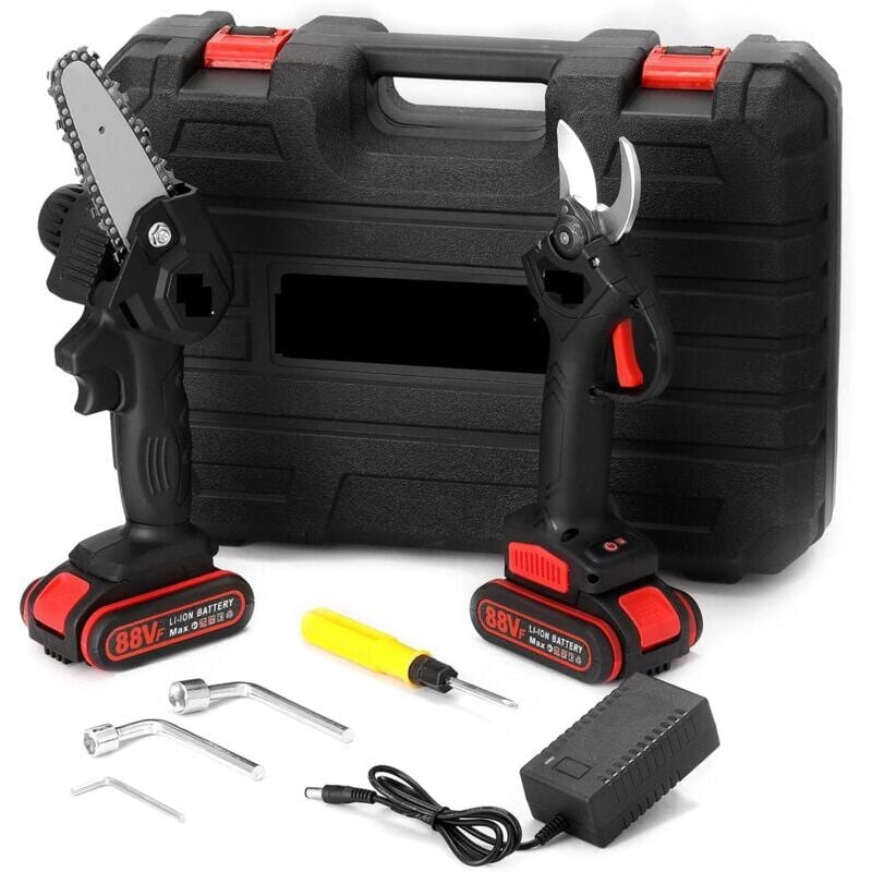 SNQ - Scie sans fil, Moteur sans fil sans balais 21 v 30 mm 88 vf for sécateur électrique, moteur à balais de 4 pouces, ensemble de tronçonneuse,