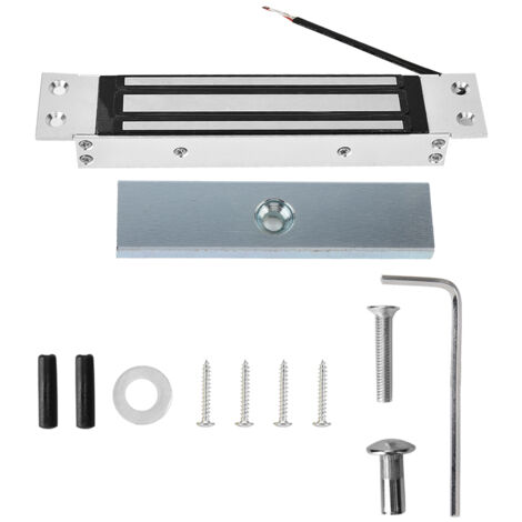 SJLERST Serrure magnétique électrique intégrée, Force de maintien DC 12V 180kg, contrôle d'accès électromagnétique