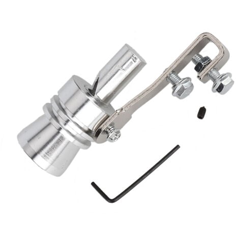 SJLERST Sifflet sonore Turbo, sifflet universel de simulateur de son Turbo de tuyau d'échappement pour voiture de motos Dirtbike(XL)