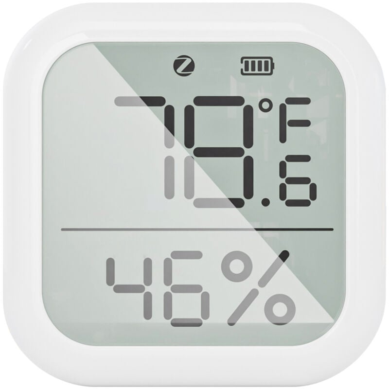 Smart Hygrometer, Thermomètre d'intérieur Capteur de température et d'humidité avec App Control Large lcd Display Home Remote Monitor Data Log Review