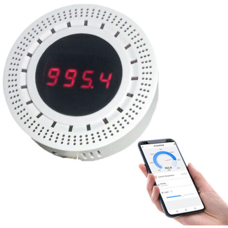SJLERST Smart WiFi Barrier Pressure Sensor with Temperature and Humidity Detection Function, Integrated Home Automation Device