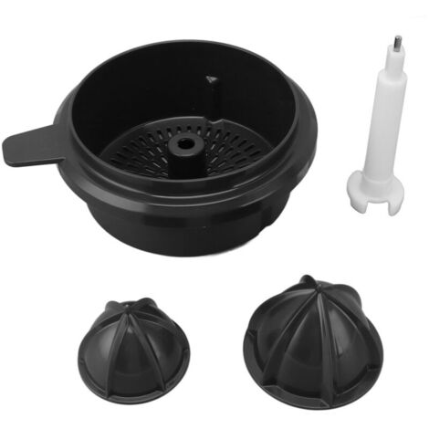 SJLERST Spremiagrumi con cestello filtro e cono di pressatura in plastica ABS, accessori per macchine per succhi compatibili con Thermomix
