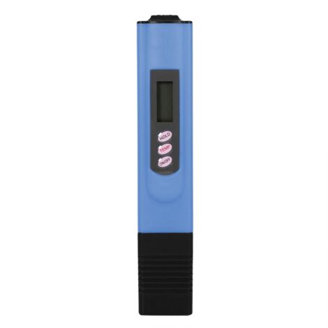 SJLERST Stylo de test de qualité de l'eau numérique LCD, Pureté de test, Compteur TDS, Testeur 0-9999 PPM Temp Bleu