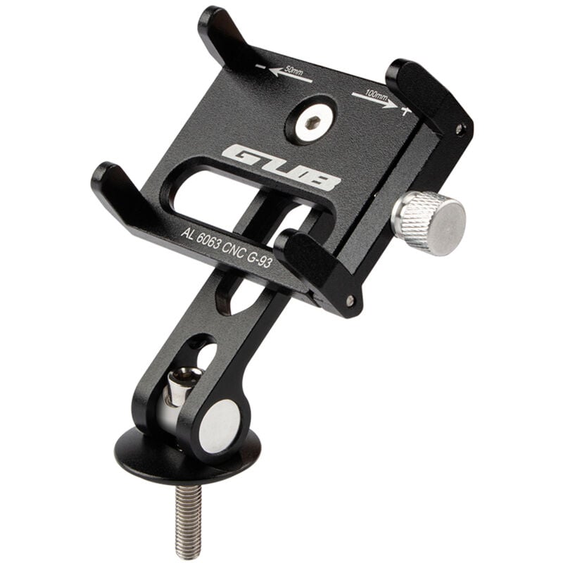 Sjlerst - Support de téléphone de vélo en alliage d'aluminium antiderapant, pour téléphone de 3,7 pouces à 7,2 pouces