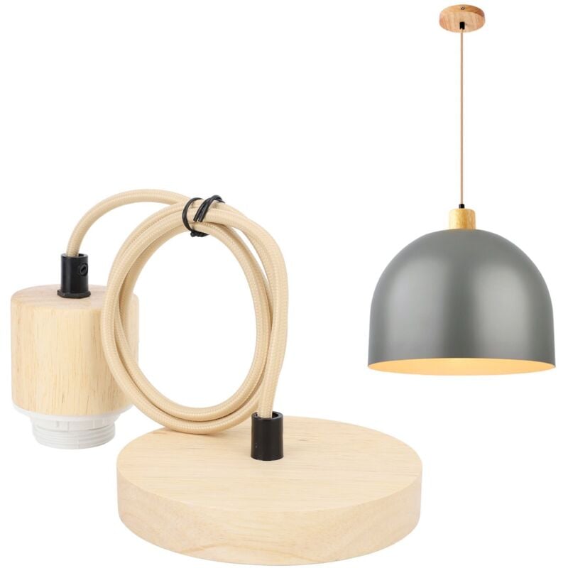 Sjlerst - Suspension E27, E27 Porte Lampe Suspension, E27 Pendentif Suspendues Accessoires, pour Éclairage au Plafond Salon, Chambre 220V