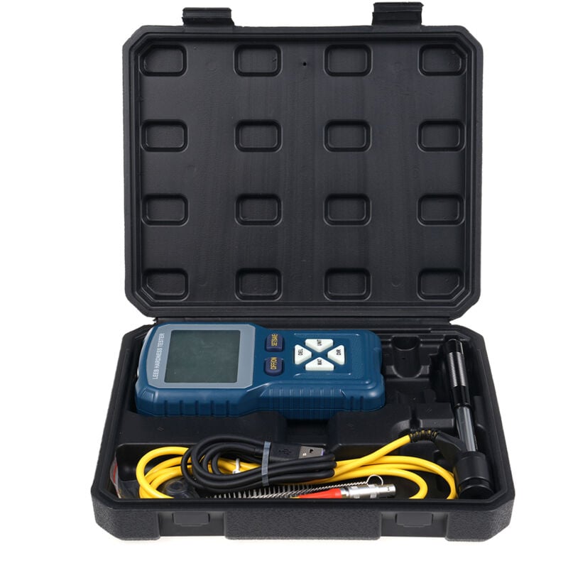 Testeur de dureté Leeb de haute précision, Kit d'essai de dureté des métaux, Duromètre numérique portable 360° , hld hb hv hs hra hrb hrc Dispositif