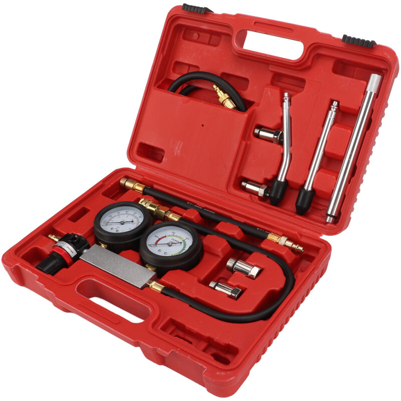 Sjlerst - Testeur de Fuite de Cylindre, Extension de Fil Profond Détecteur de Testeur de Pression de Cylindre Antidérapant 0-100 psi Universel pour