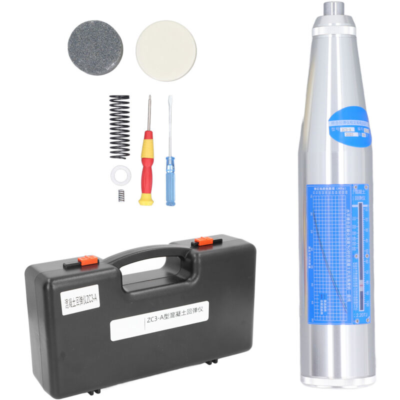 Sjlerst - Testeur de Marteau de Rebond en Béton, Outil de Test de Résilience Mécanique Résistant à la Pression Resiliometer ZC3-A, Outil de Test de