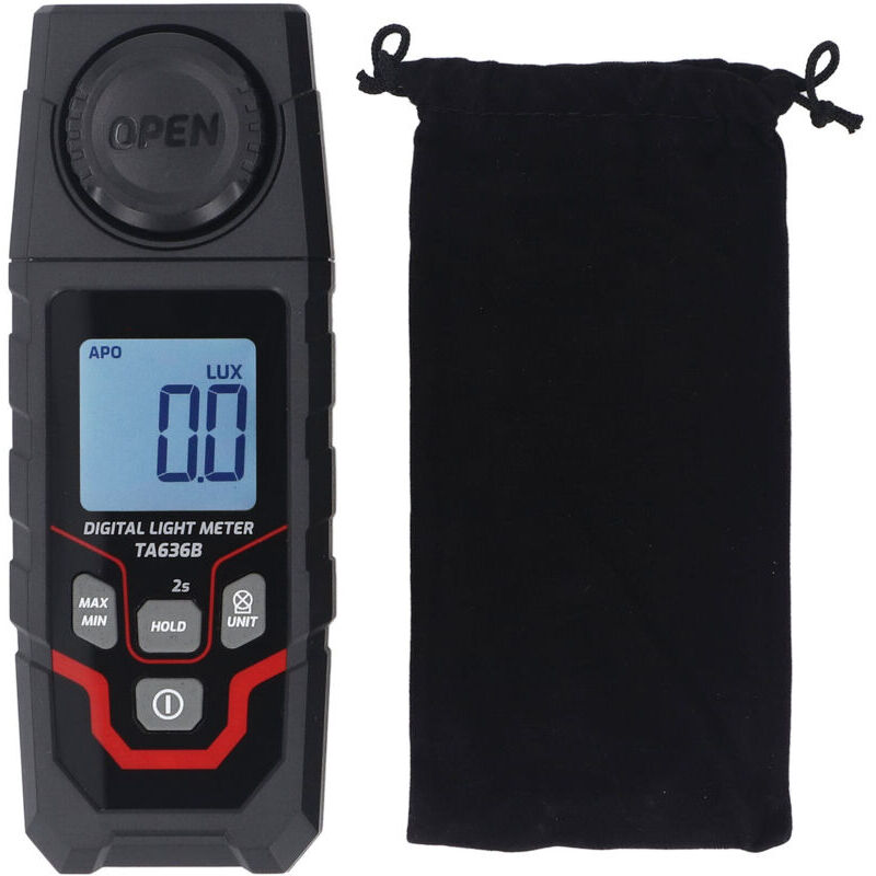 Testeur D'éclairement Numérique, Plage 200000LX, Résolution 0,1LX, pour Diverses Applications D'éclairage