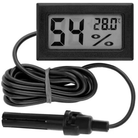 SJLERST Thermomètre Hygromètre Numérique Mini Température Humidité Intérieure Extérieure avec Sonde