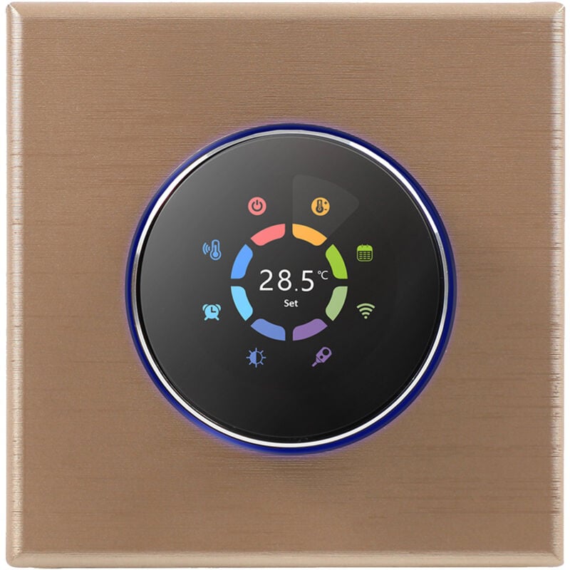 Sjlerst - Thermostat Wifi, télécommande app Smartphone Mode manuel et programmable Thermostat d'intérieur
