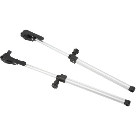 SJLERST Tige de Support de fenêtre de camping-car télescopique en alliage d'aluminium, 2 pièces, 310 à 435mm, pour camping-car, remorque