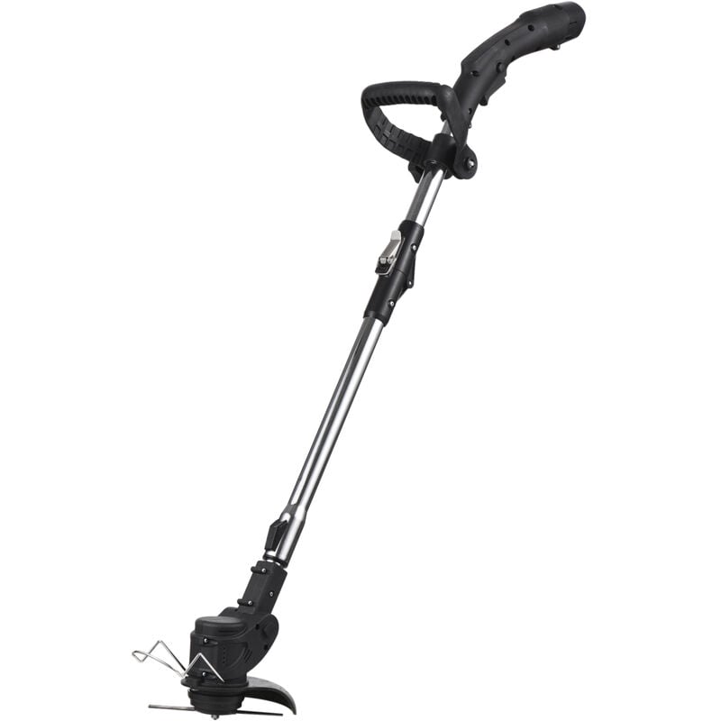 Tondeuse sans fil 12V, légère, réglable en hauteur, lames en métal, pour jardin et terrasse, taille des arbustes, tonte de la pelouse - Sjlerst