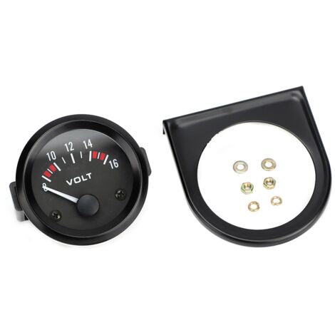 Jauge De Niveau De Carburant 52 Mm Rétro-éclairée 7 Couleurs - 12V/24V Avec Capteur 300 Mm Pour Voiture, Bateau, Camping-car - 10