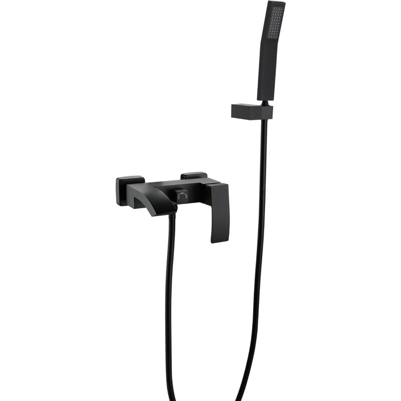 Mitigeur Baignoire Cascade Mural Tout Le Cuivre Robinet De Baignoire Mural De Salle De Bain Mural De Ménage Chaud Et Froid Douche Cascade Robinet De