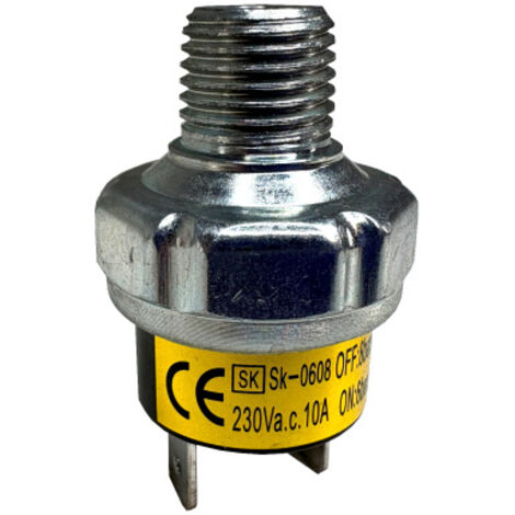 SK-0608 Druckschalter Schalter 230V 10A 2Pin Schalter für Kompressor uvm.